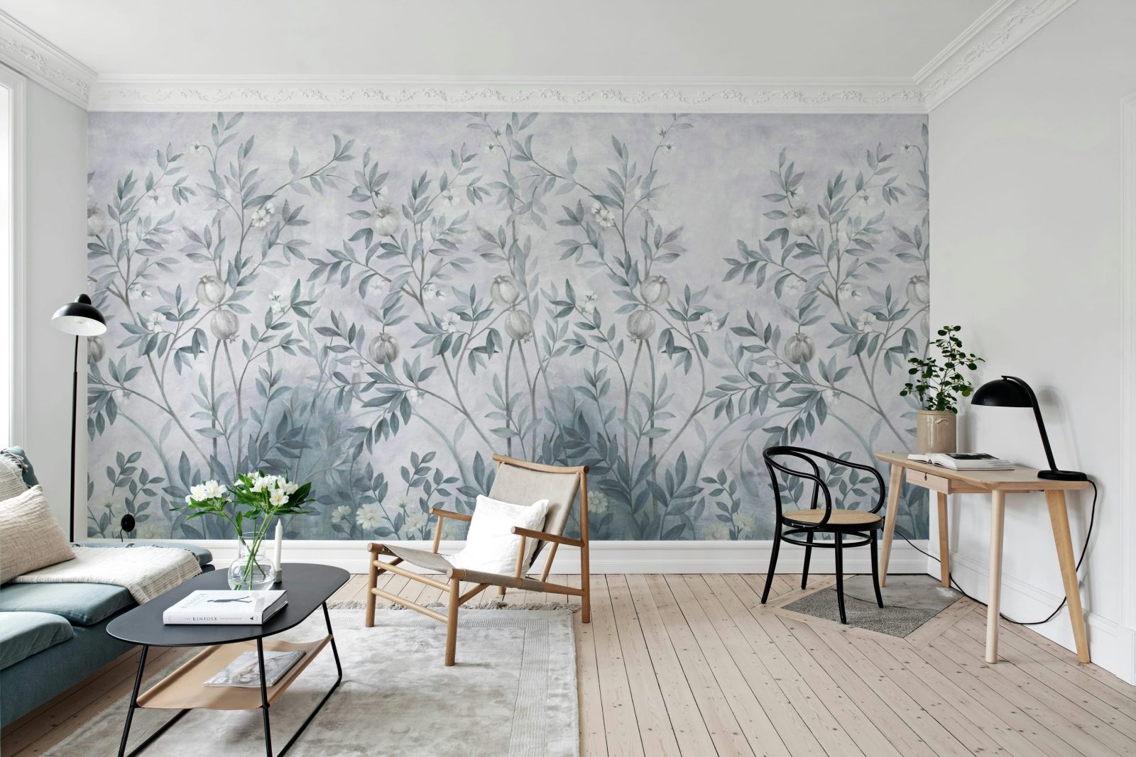 Pome Greenery, Blue, Rebel Walls 2