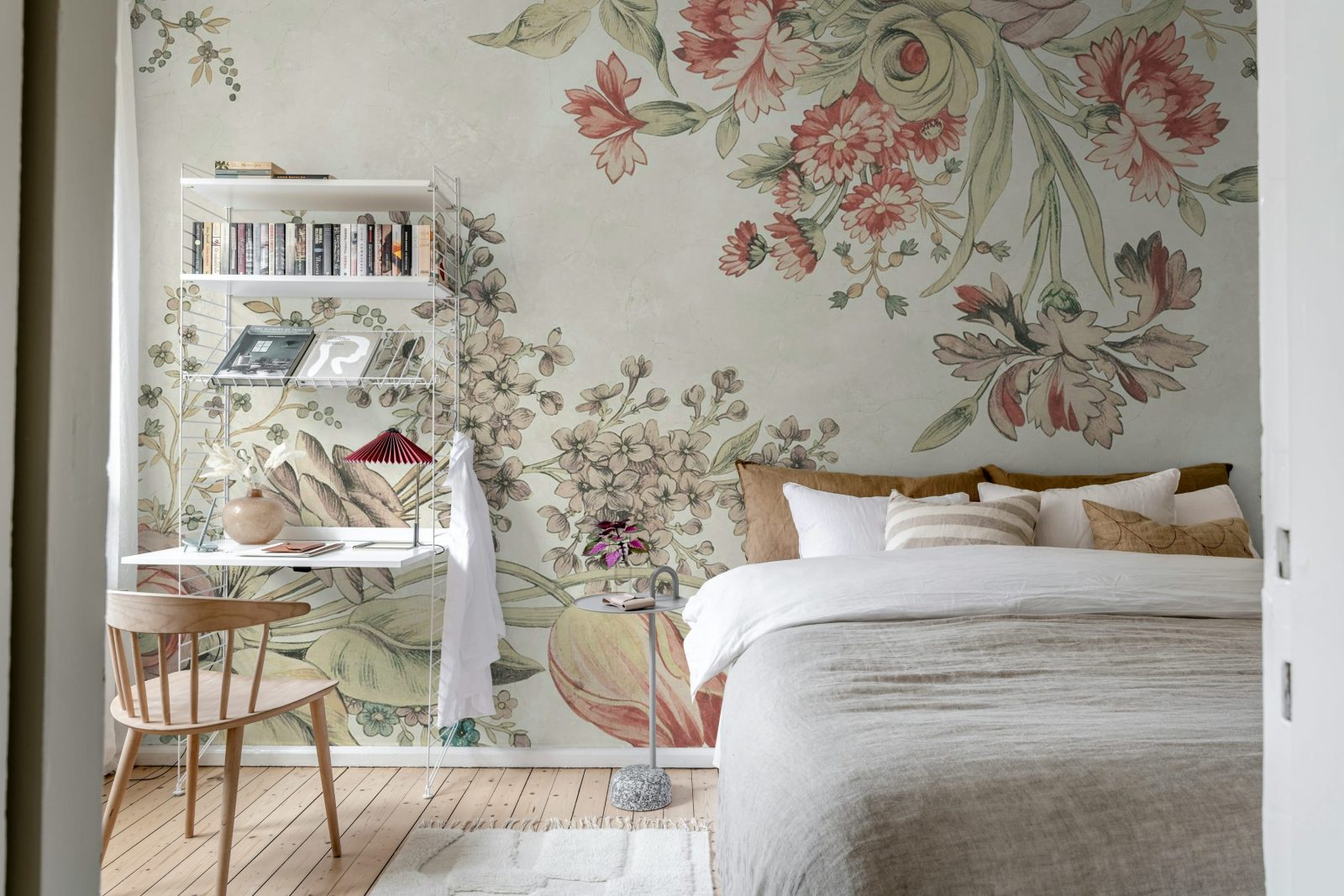 Bold Floral, Pink, Rebel Walls 3