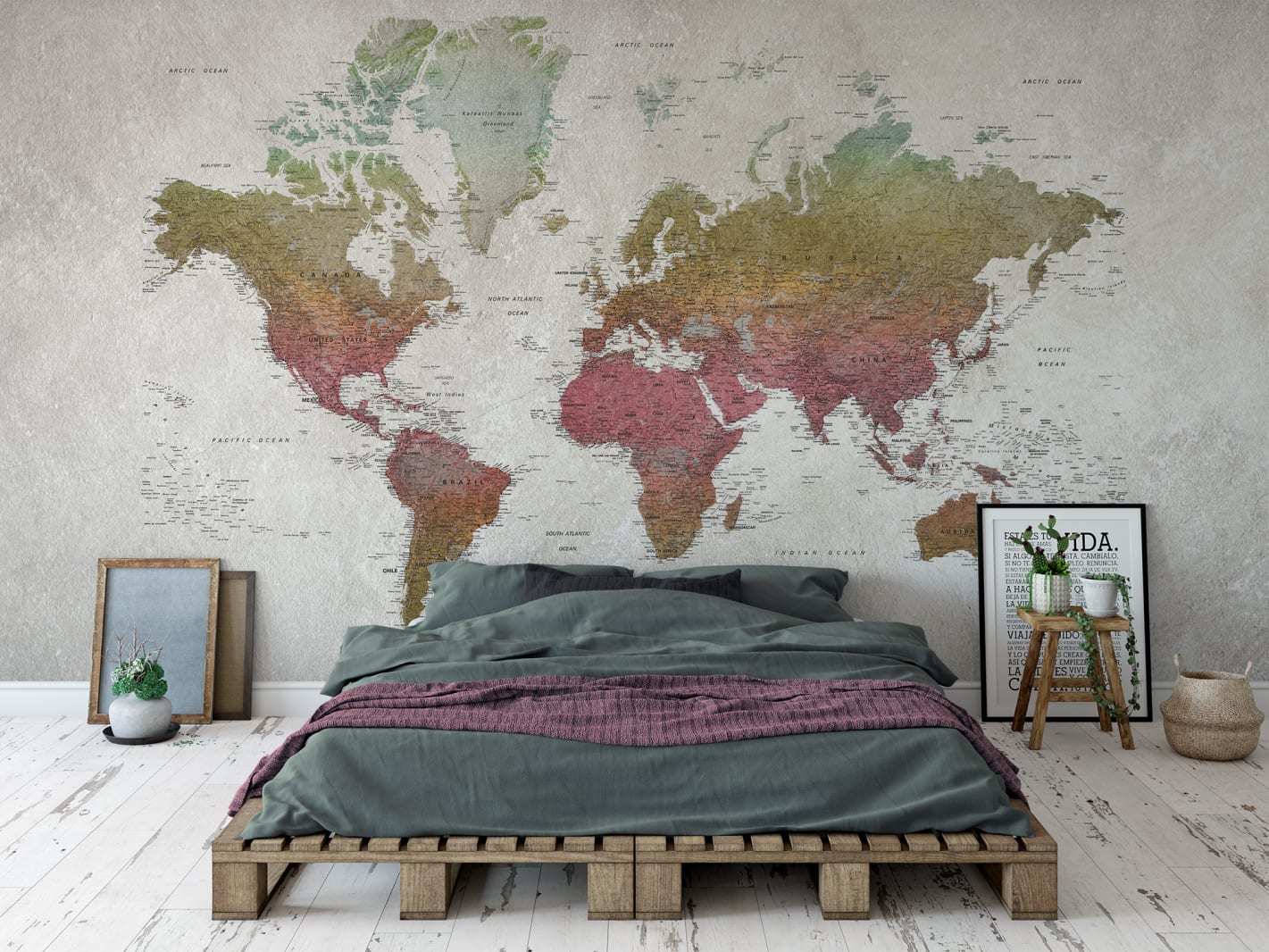 School Atlas, Rainbow, Rebel Walls 3