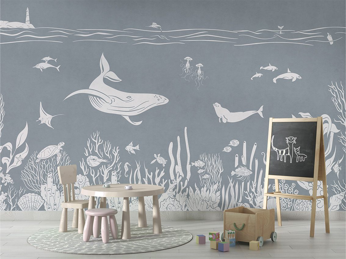 Monochrome Sea - Blue, Kikki Belle 4