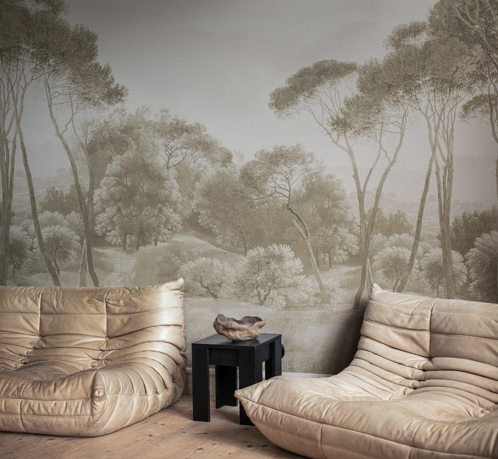 Pine Wood, Vintage, Rebel Walls 2