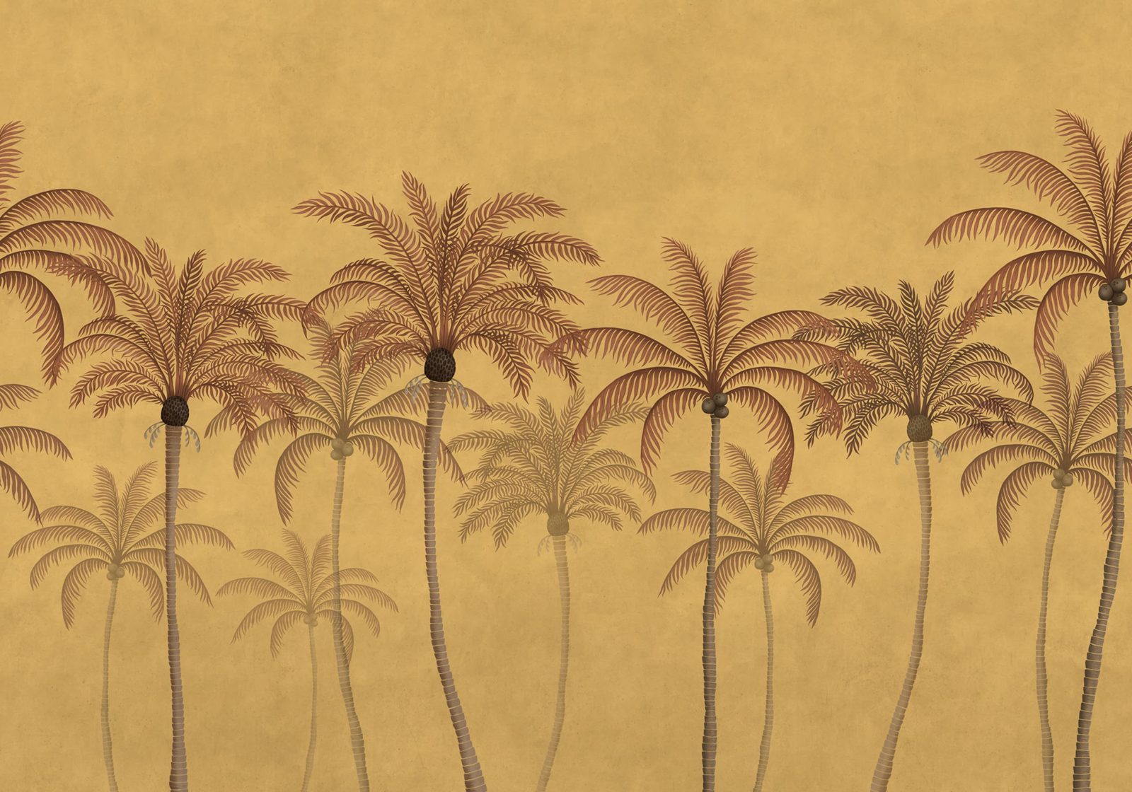 Palm Parade, Yellow, Rebel Walls