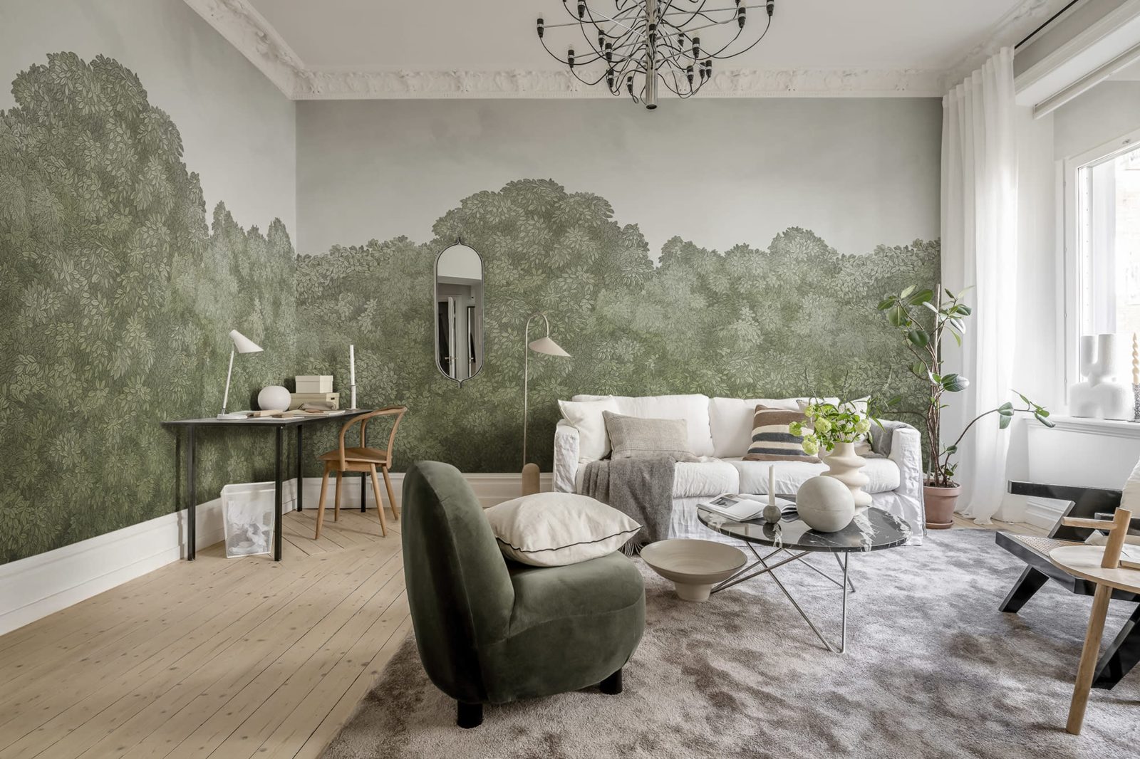 Belle Buisson, Green Vintage, Rebel Walls 2