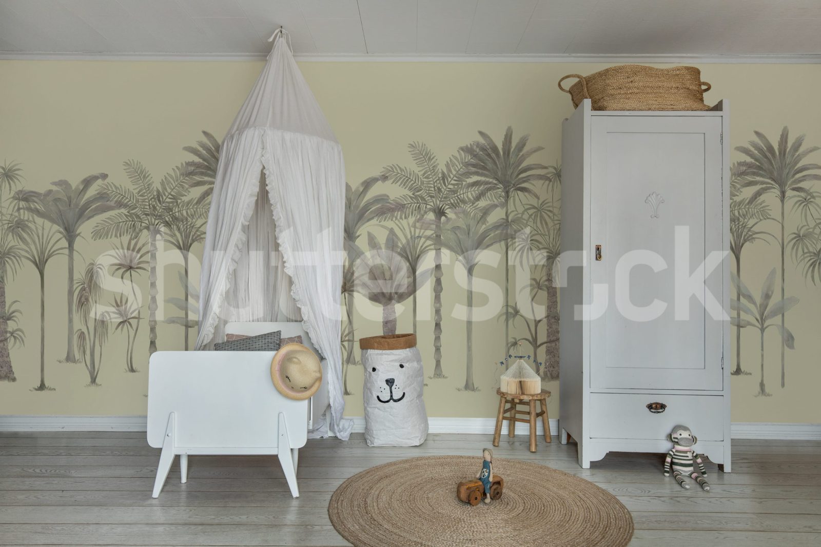 Playful Palms, Yellow, Rebel Walls 3