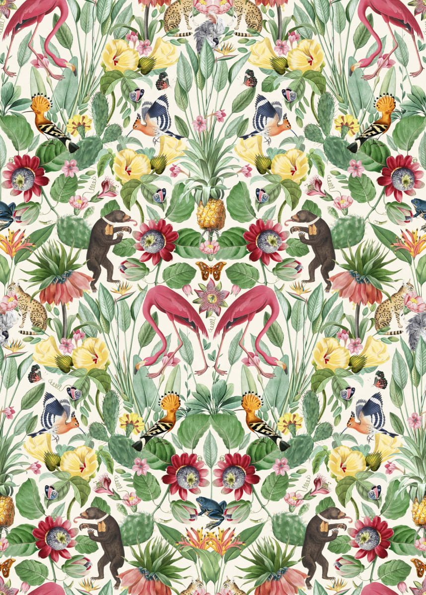 Whimsical Jungle, Day, Rebel Walls