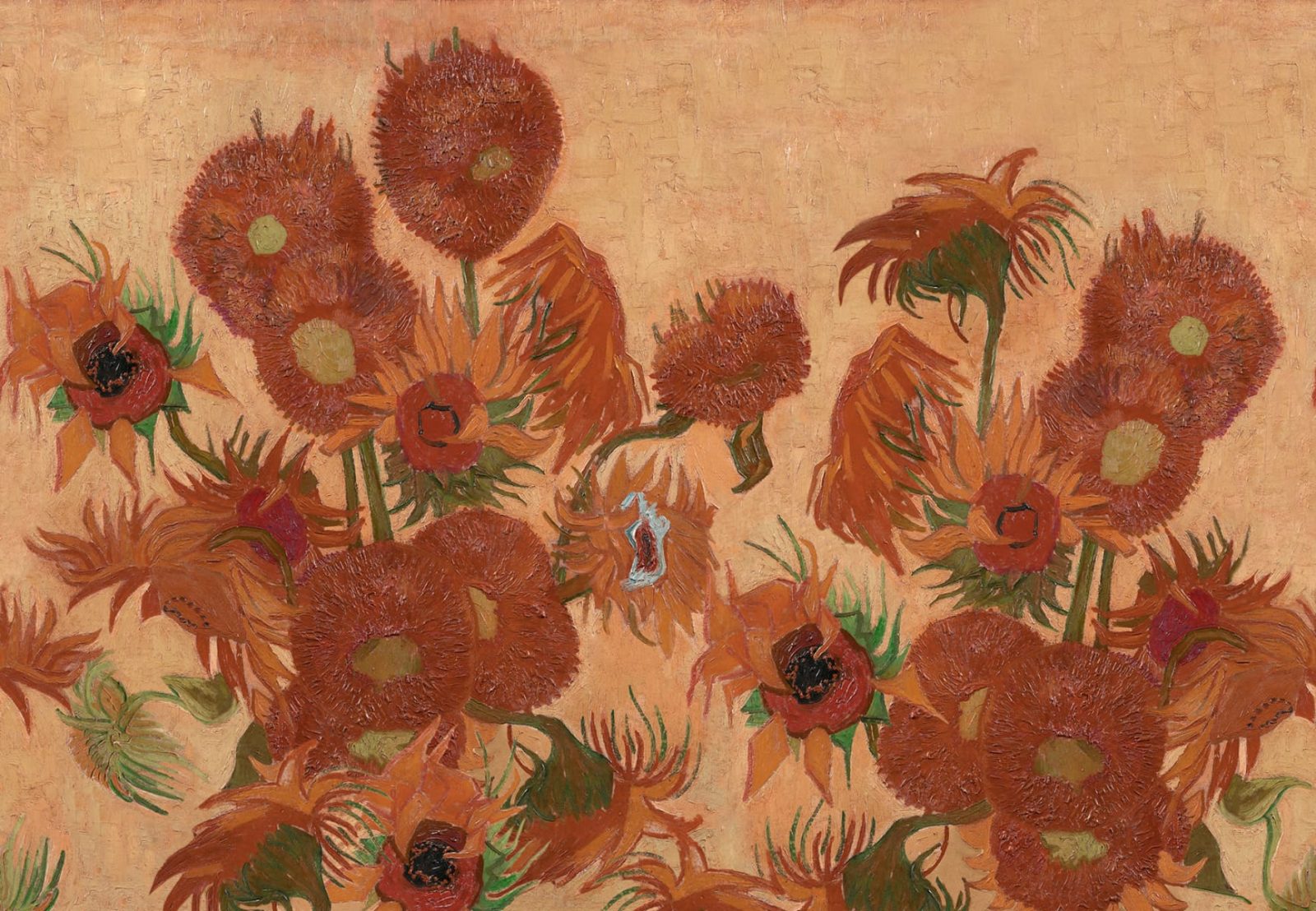 Sunflowers Repeatable, Peach, Rebel Walls