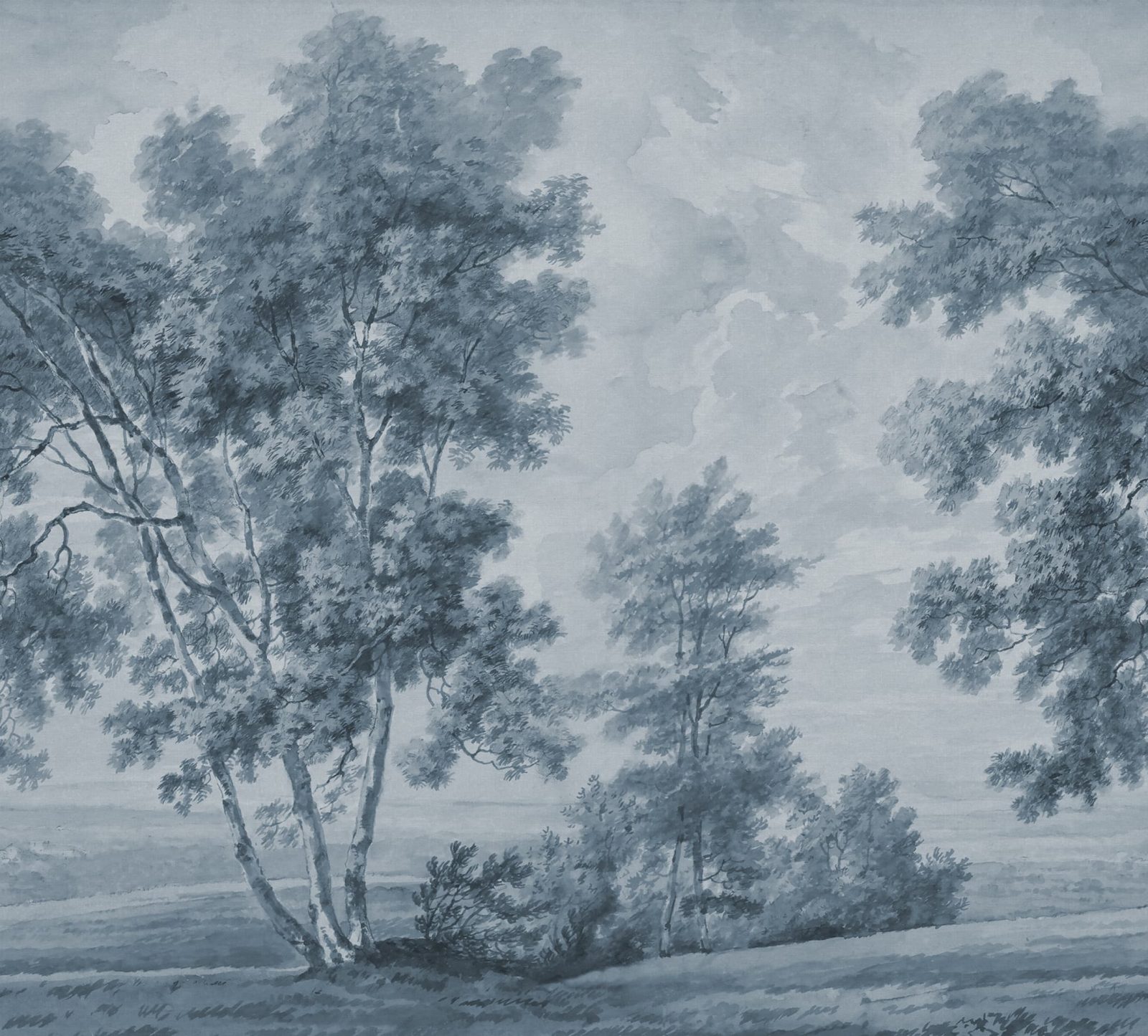 Tree on the Hill, Blue, Rebel Walls