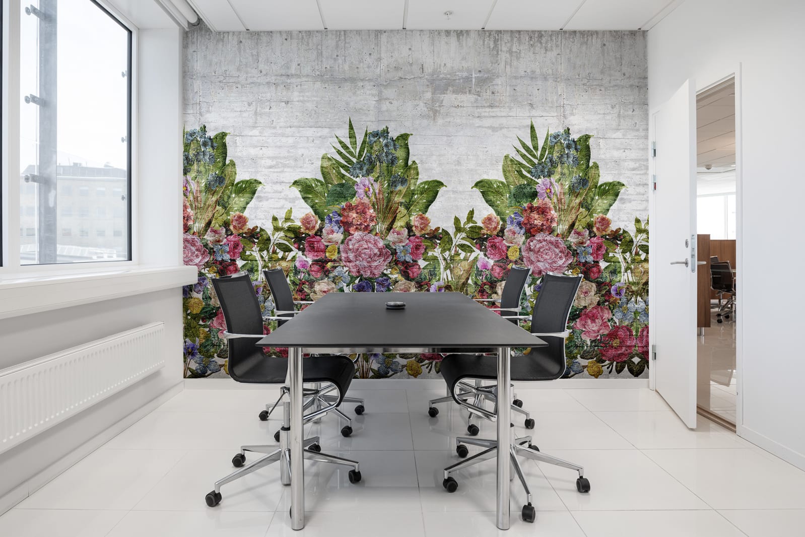 Flower Burst, Concrete, Rebel Walls 4