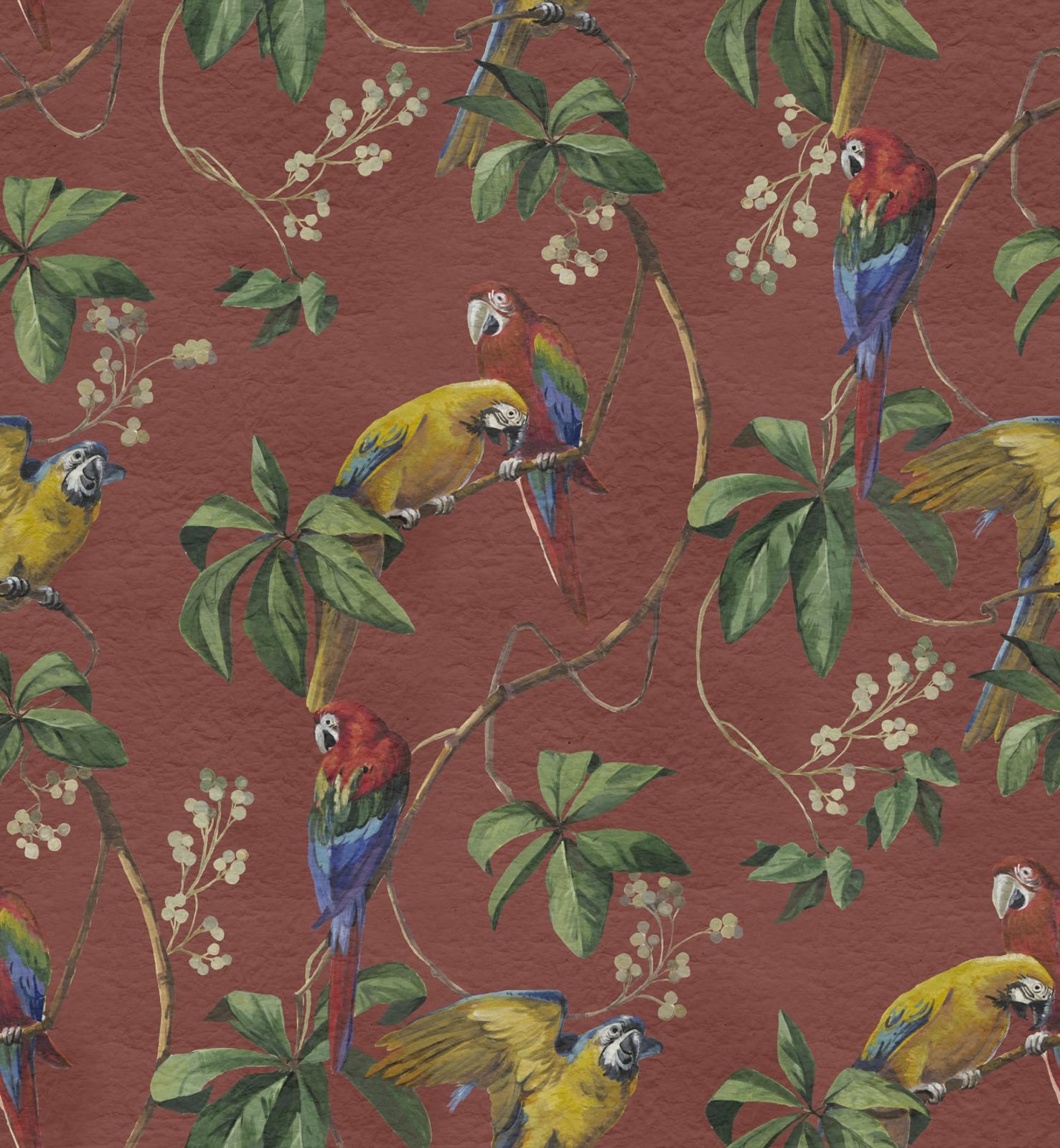 Parrots, Velvet, Rebel Walls