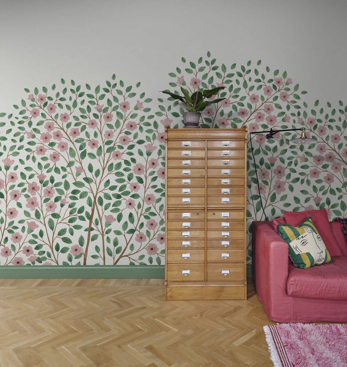 Blossom Tree, Pink, Rebel Walls 2