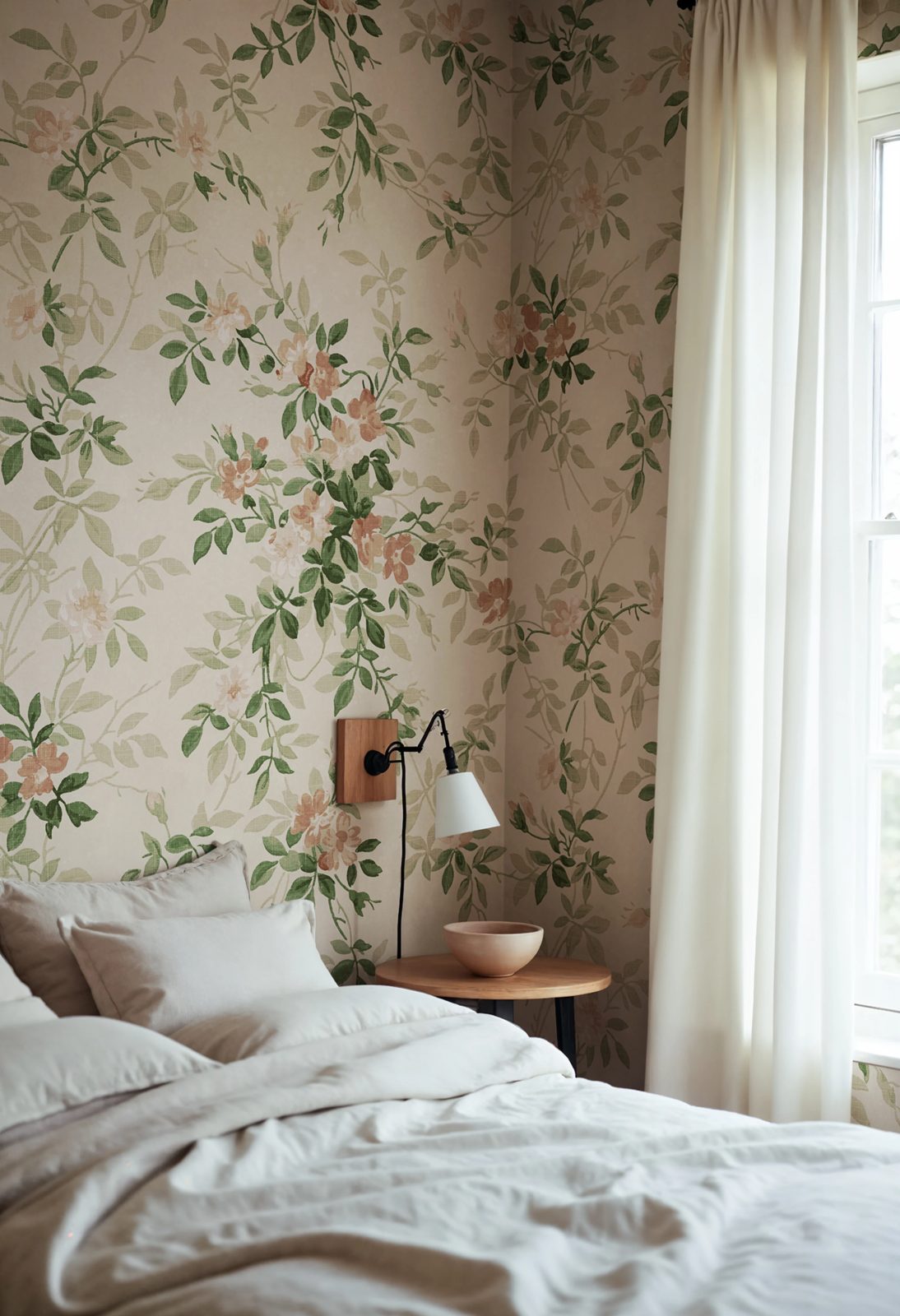 Wildflower Vista, Beige, Rebel Walls 2