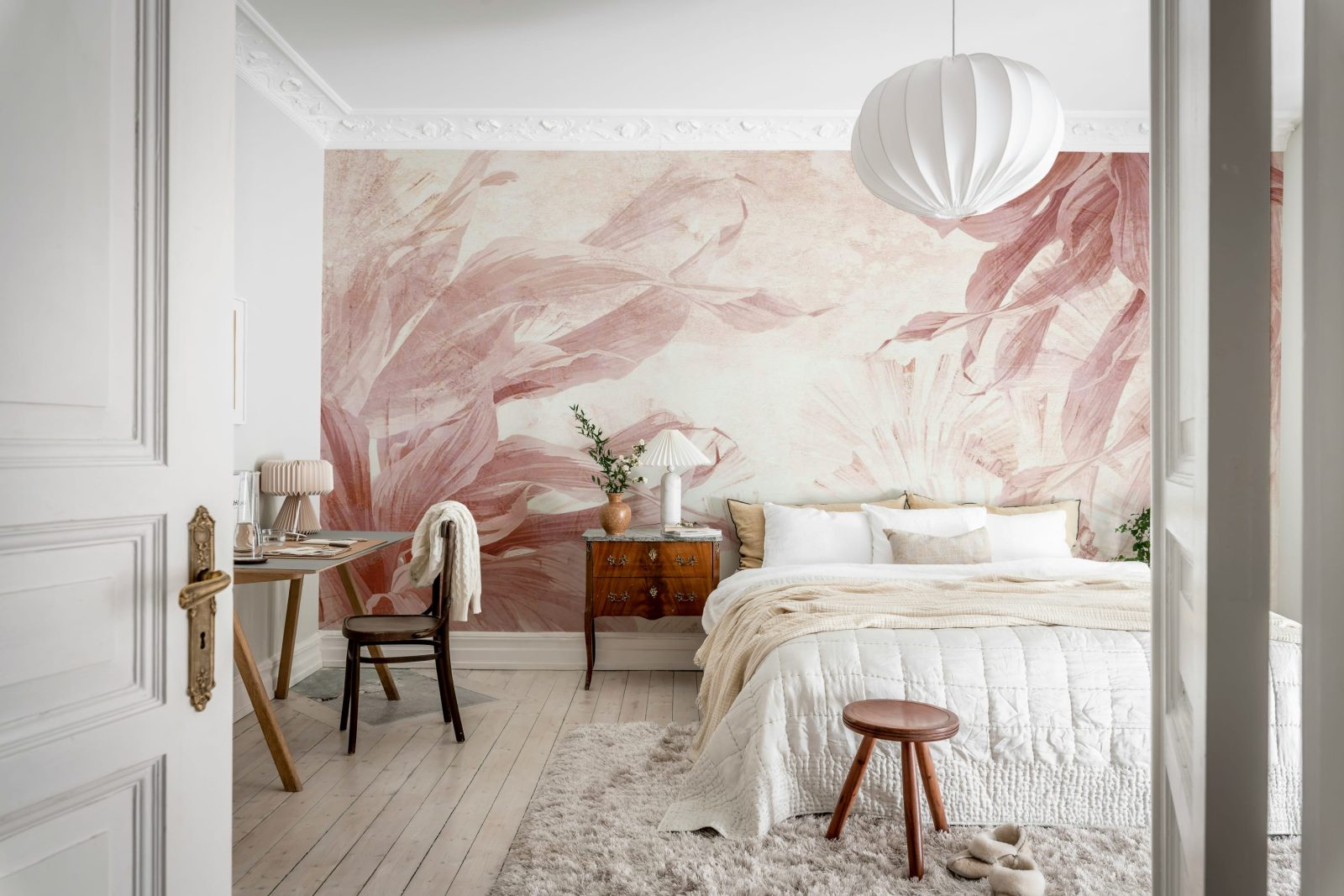 Leafy Dream, Pink, Rebel Walls 3