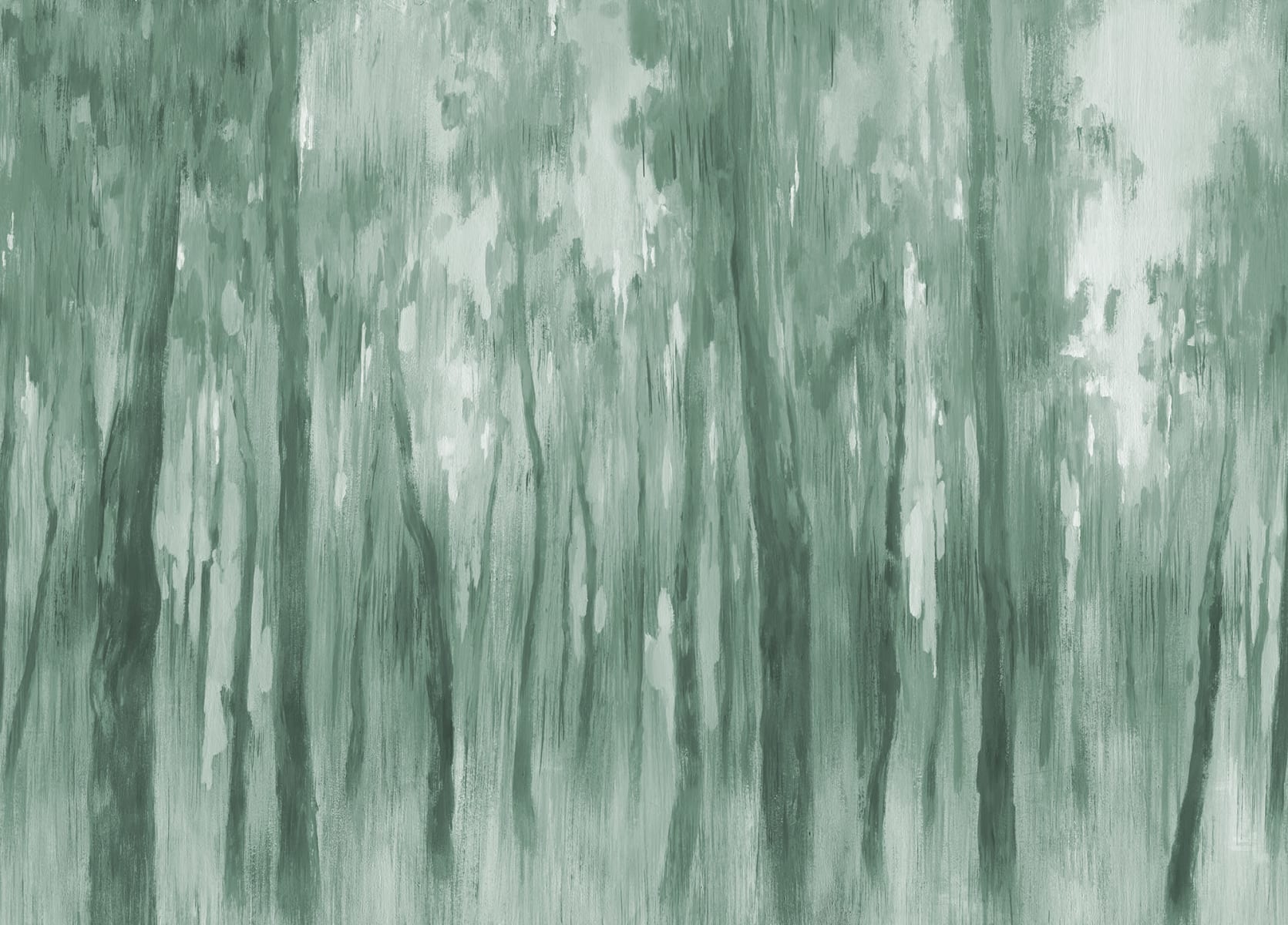 Morning Forest, Green, Rebel Walls