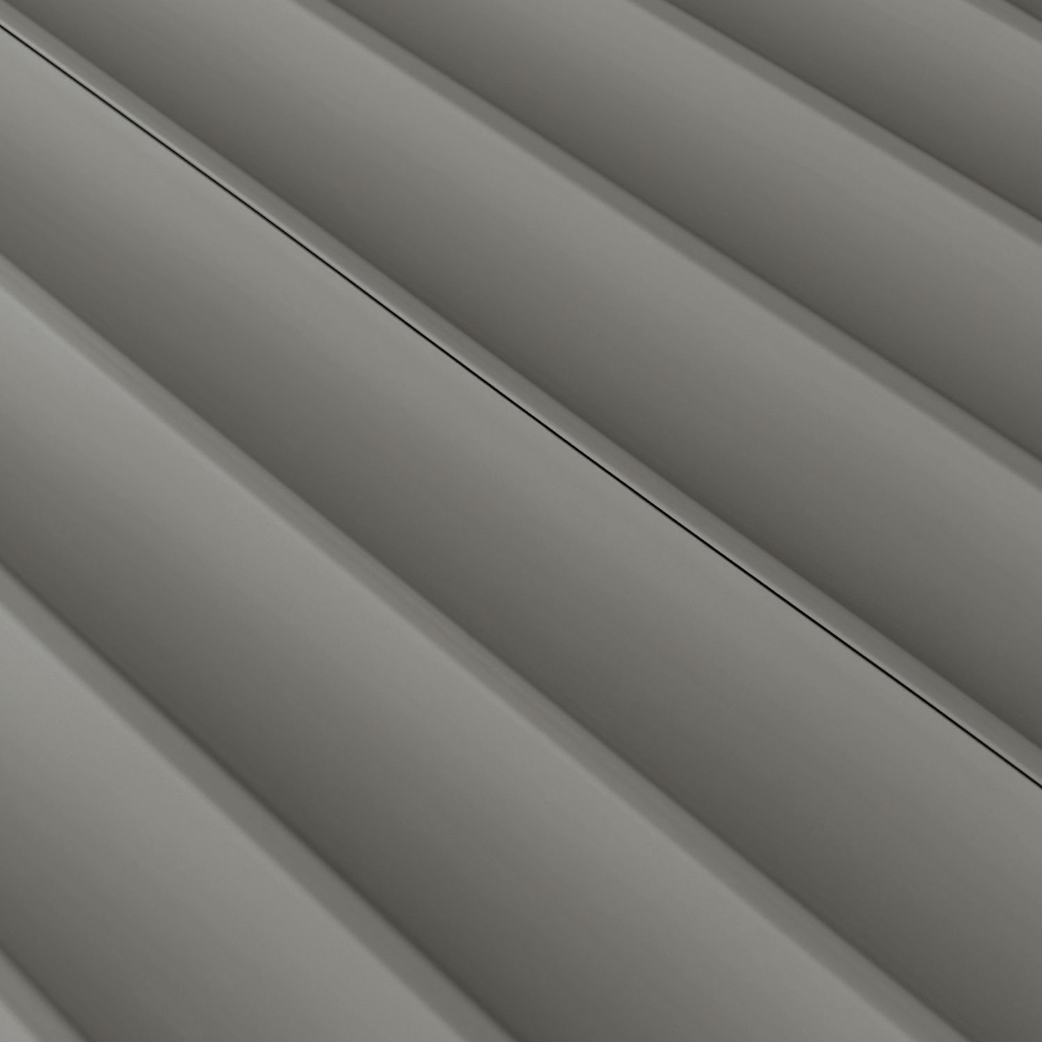 Profil stânga pentru riflaj decorativ Velutto, Misty Grey, 270x6.6cm, Lamelio
