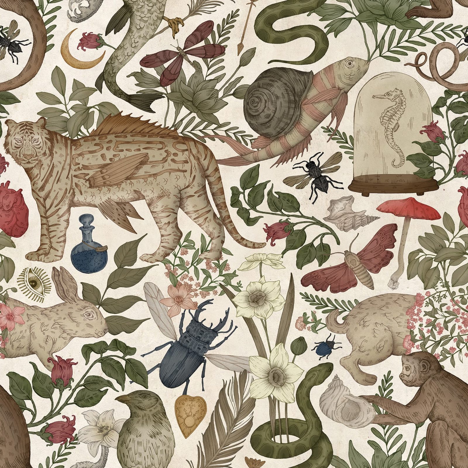 Animal Specials, Beige, Rebel Walls