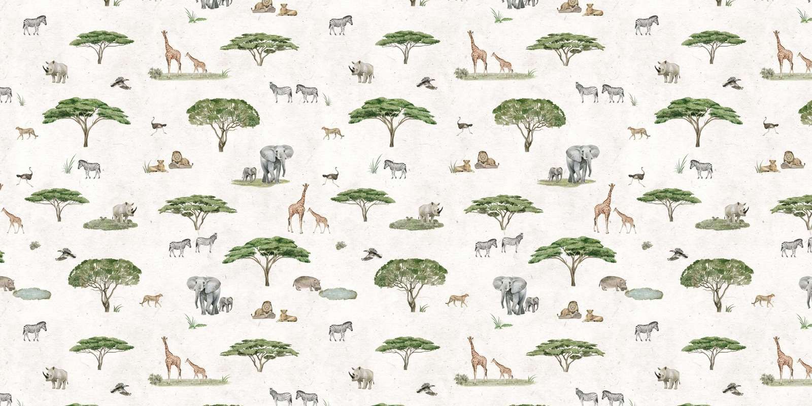 Sunny Savannah - White, Kikki Belle
