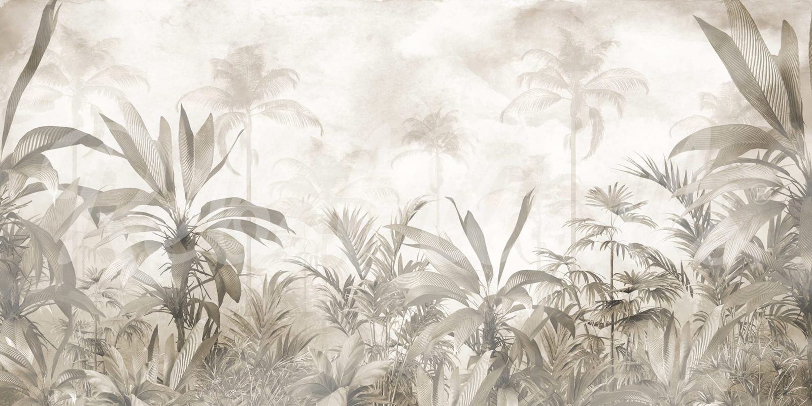 Soft Jungle, Beige, Rebel Walls