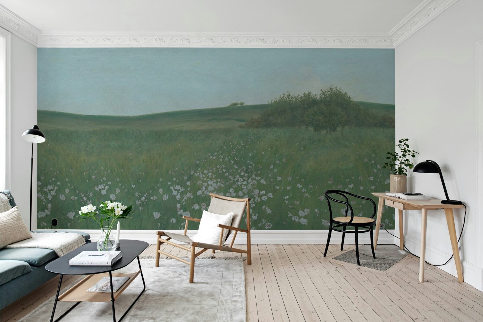 Poppy Landscape, Dusk, Rebel Walls 3