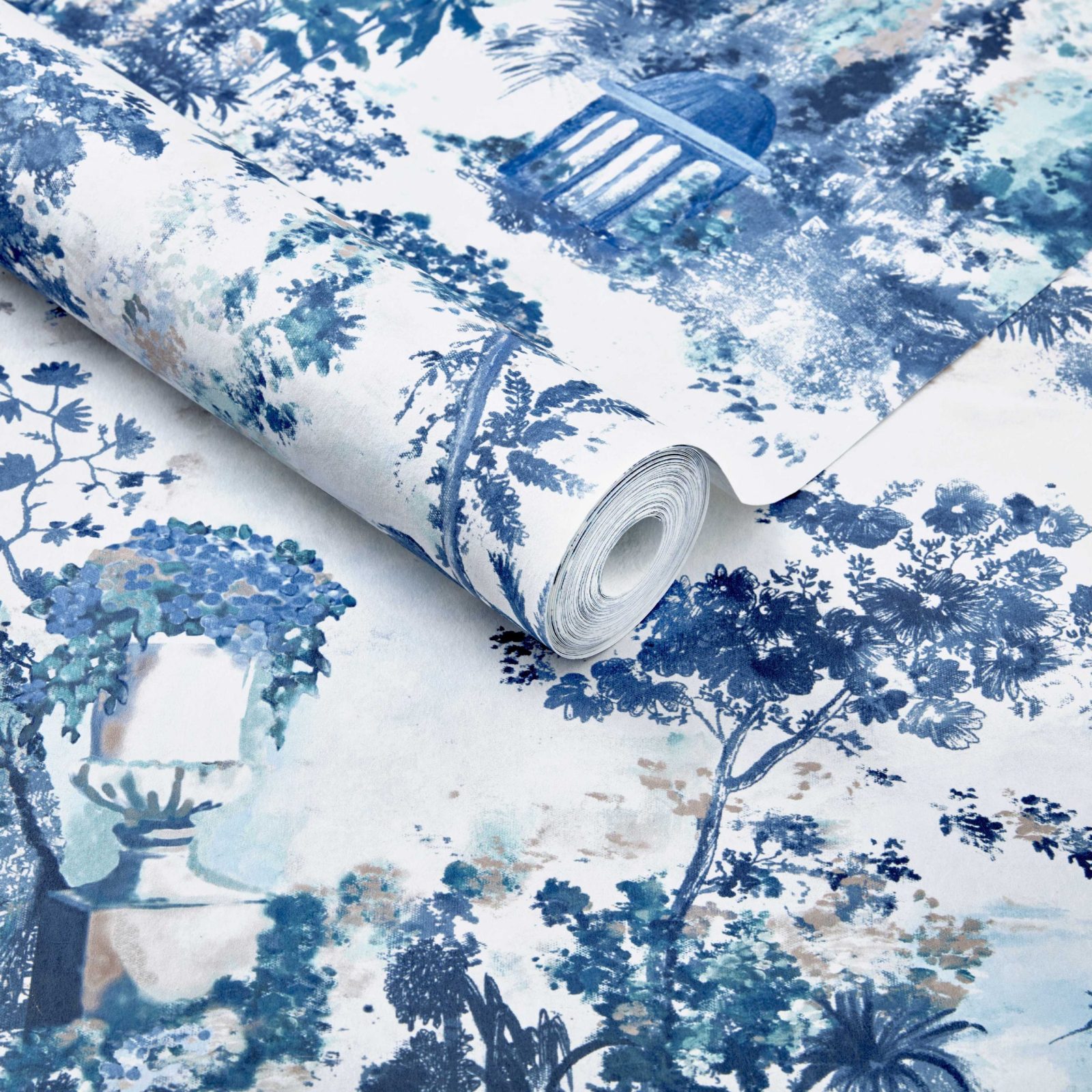 Pavilion, Lupin Blue Luxury Toile, 1838 Wallcoverings, 7mp / rola 3