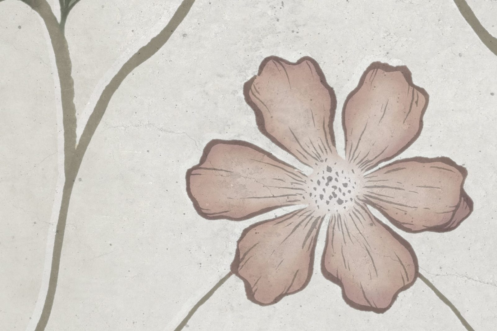 Serene Garden, Beige, Rebel Walls 4