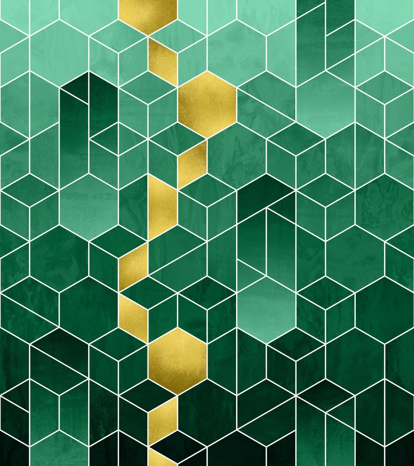 Gradient Geometry, Emerald, Rebel Walls