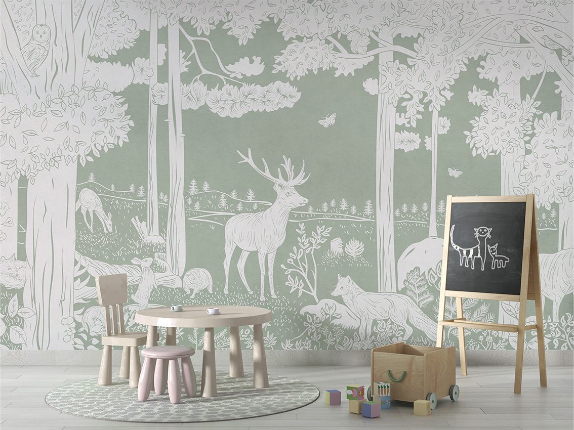 Monochrome Forest - Green, Kikki Belle 4