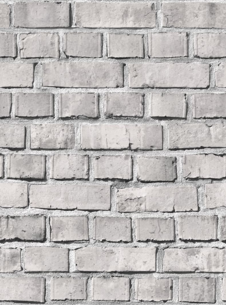 personalizabil Bricks, Ash, Rebel Walls, 5 mp / rola