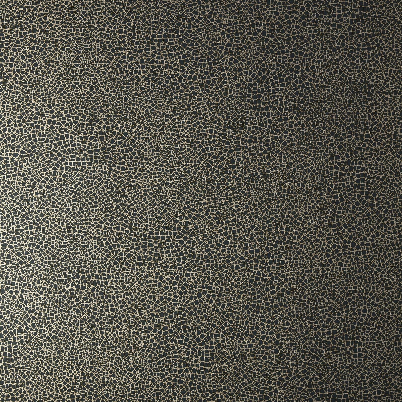 Emile, Jet Black Luxury Crackle, 1838 Wallcoverings, 5.3mp / rola
