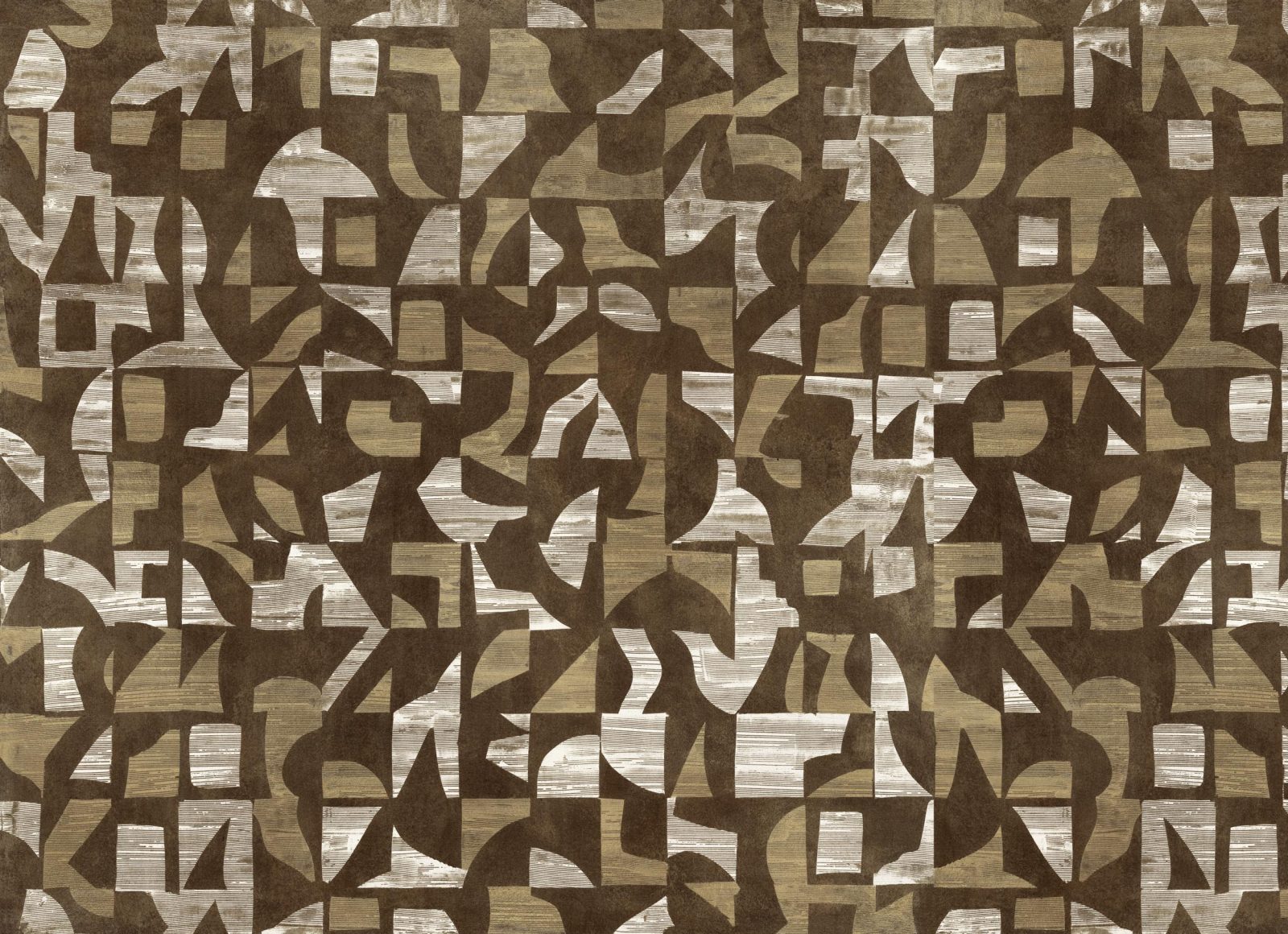 Woodblock, Gold, Coordonne