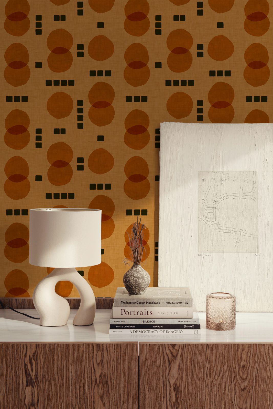 Rebel Dots, Orange, TresTintas 5mp / rola 2
