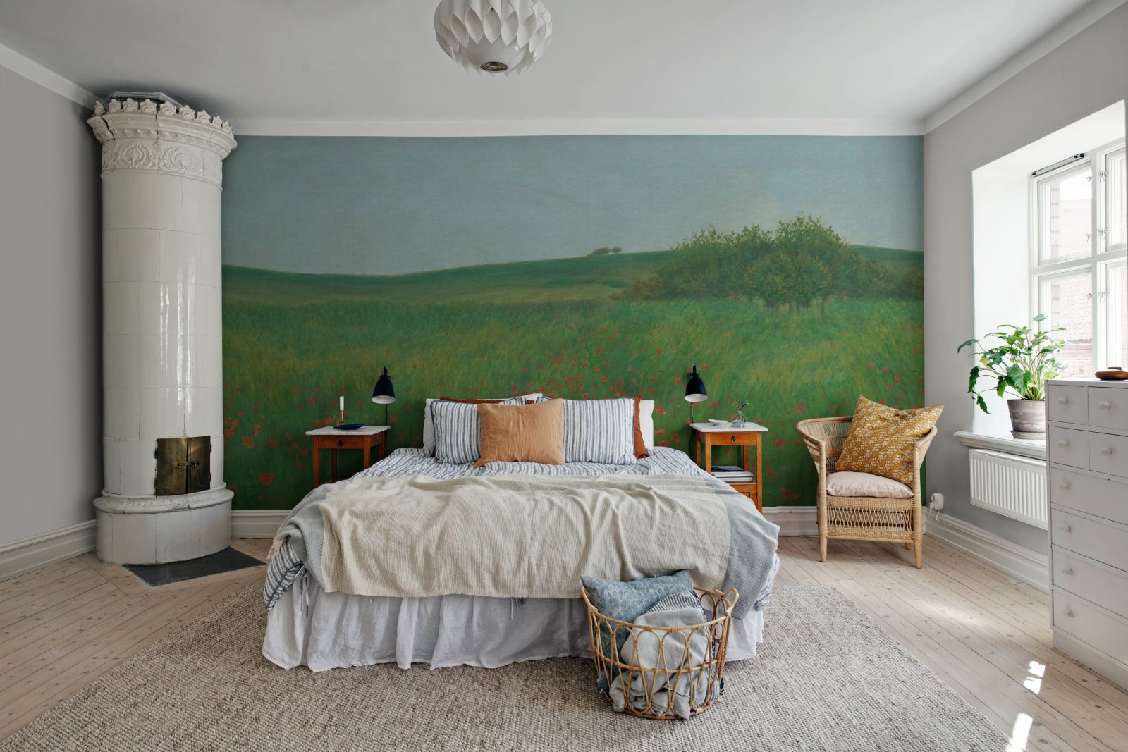 Poppy Landscape, Summer, Rebel Walls 4
