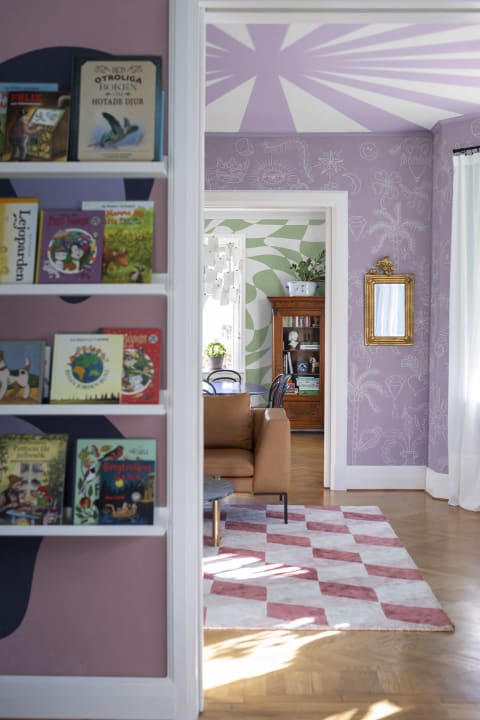 Doodle, Lilac, Rebel Walls 3