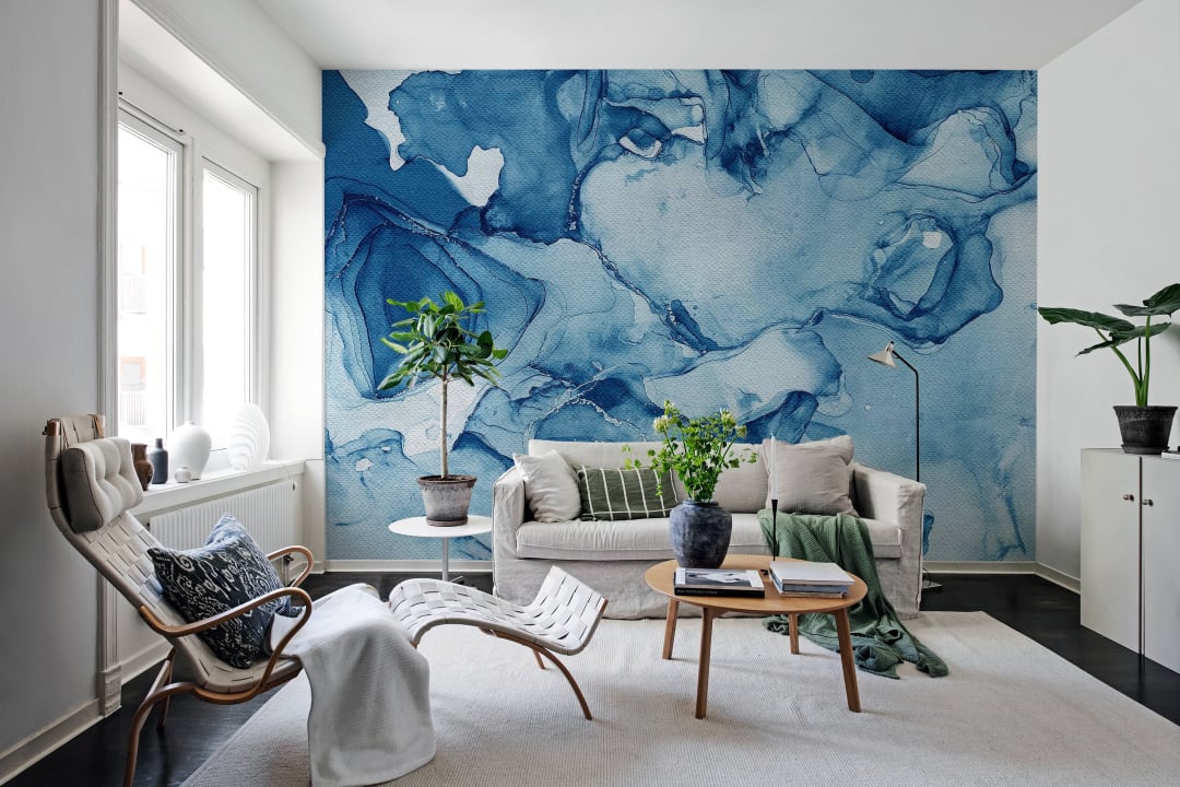 Blue Watercolors, Rebel Walls 2