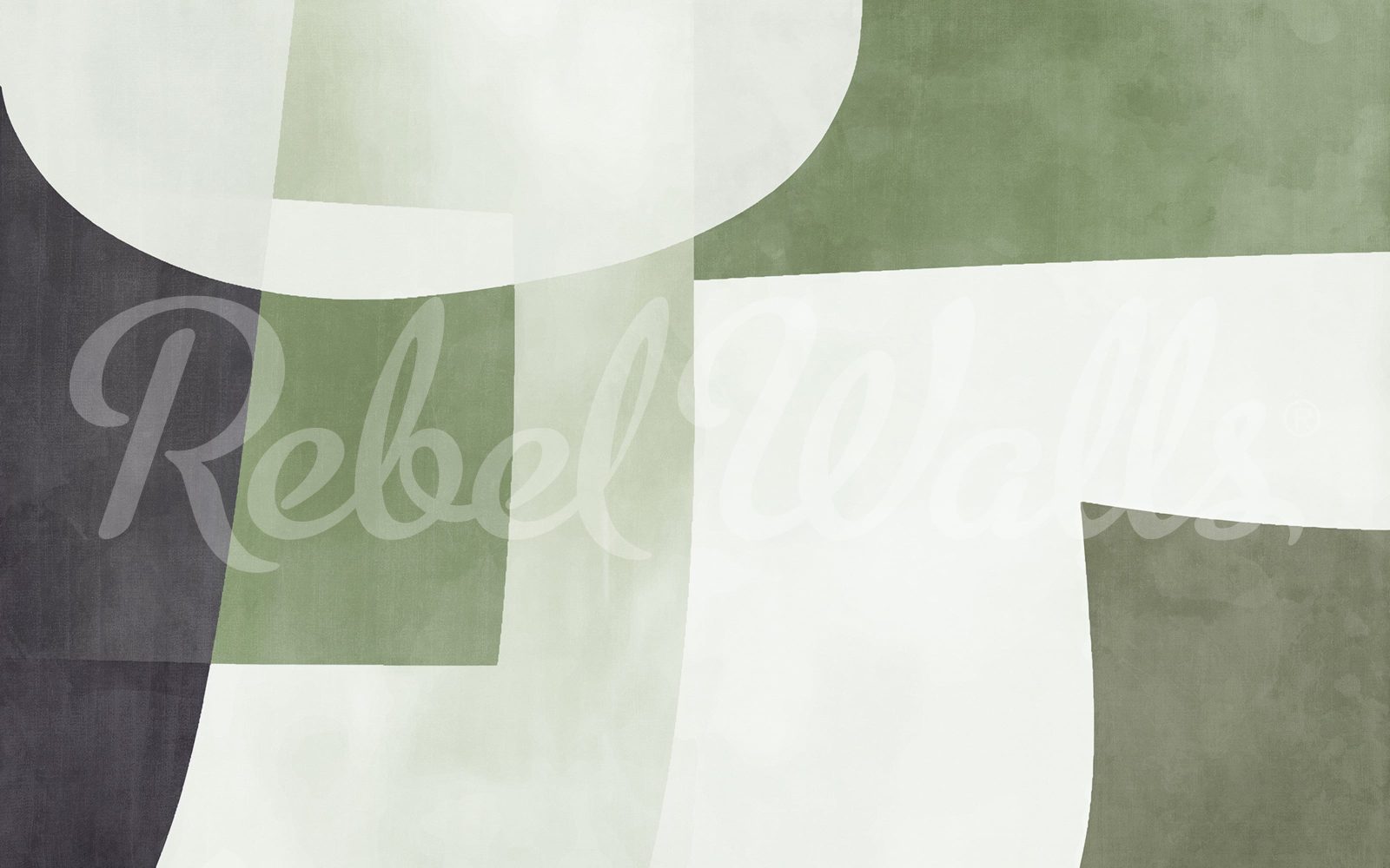 Soft Contours, Green, Rebel Walls