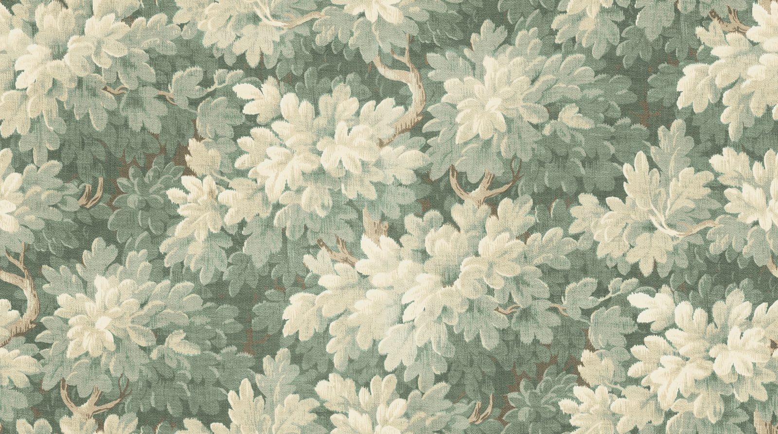 Vintage Foliage, Light Green, Rebel Walls