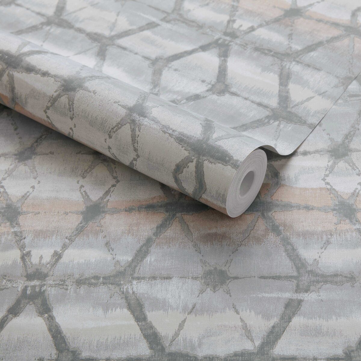 Mineral, Marble Grey Luxury Geometric, 1838 Wallcoverings, 5.3mp / rola 3