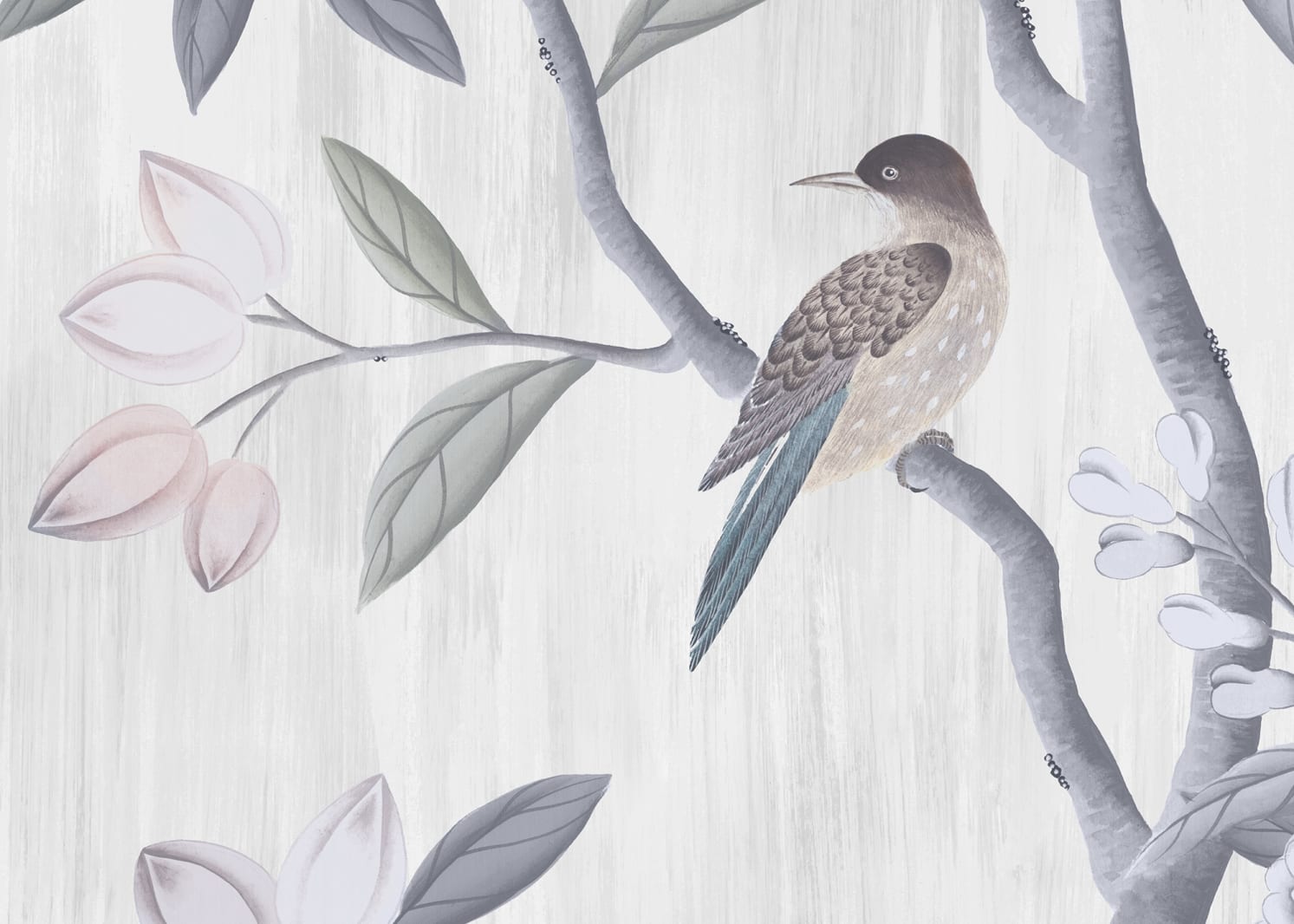 Chinoiserie Chic, Pearl Gray, Rebel Walls 3