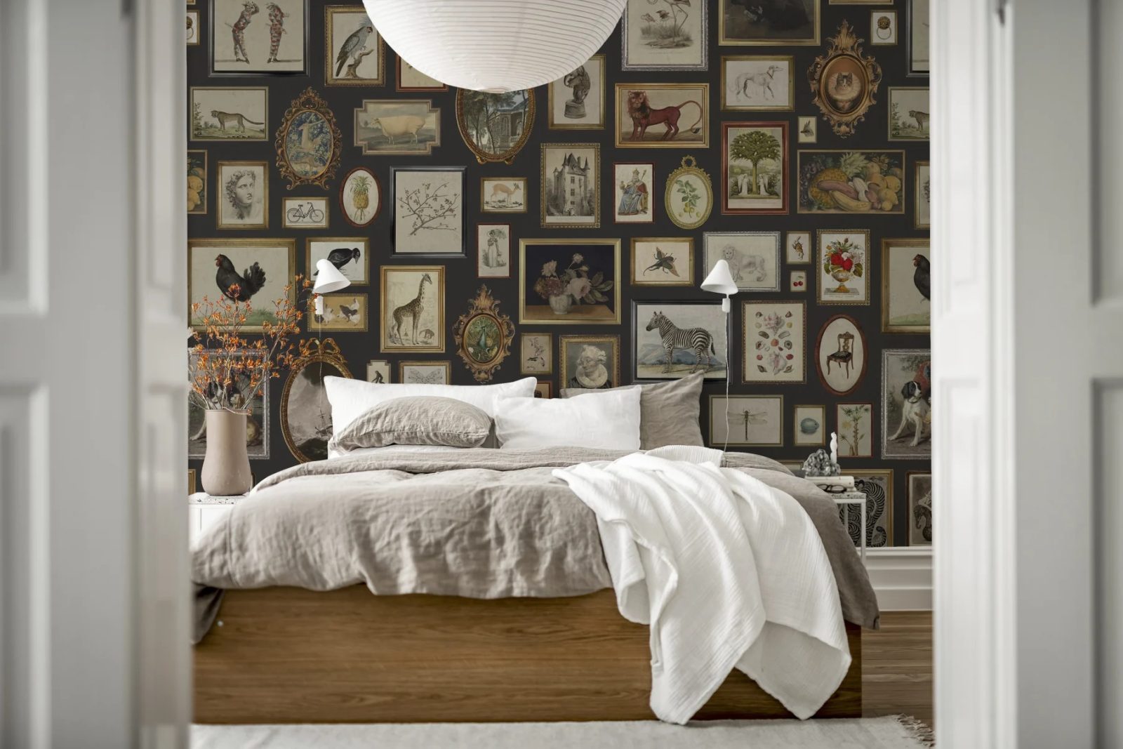 Vintage Frames, Black, Rebel Walls 3