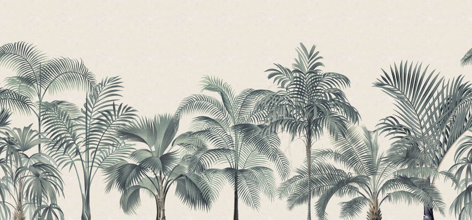 Retro Jungle, Turquoise, Rebel Walls
