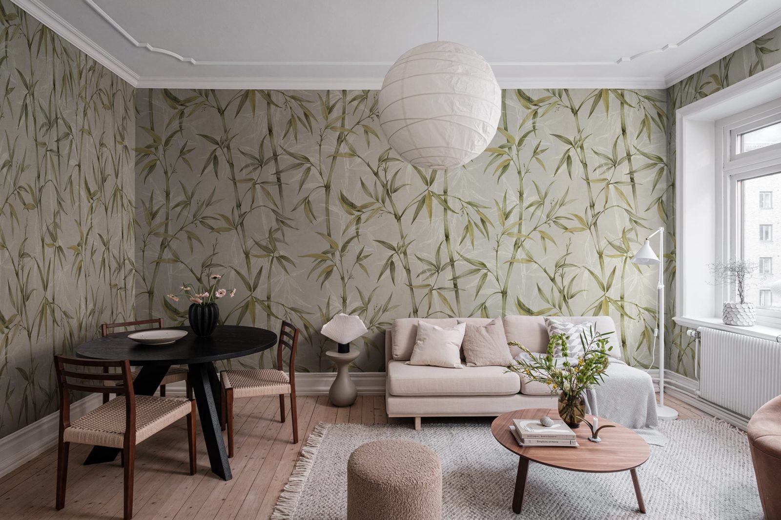 Bamboo Garden, Green, Rebel Walls 2