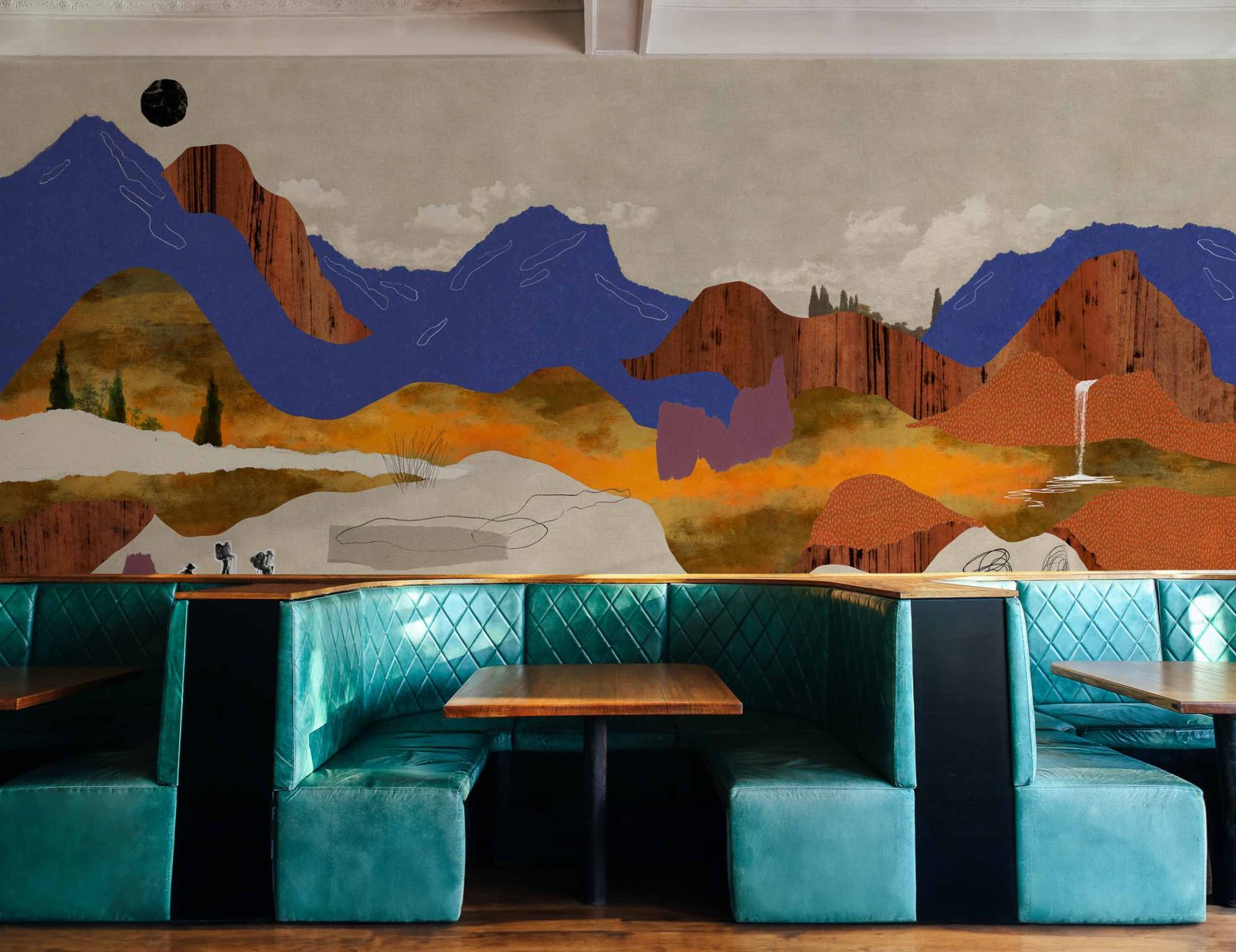 Landscape Collage, Beige, TresTintas 2