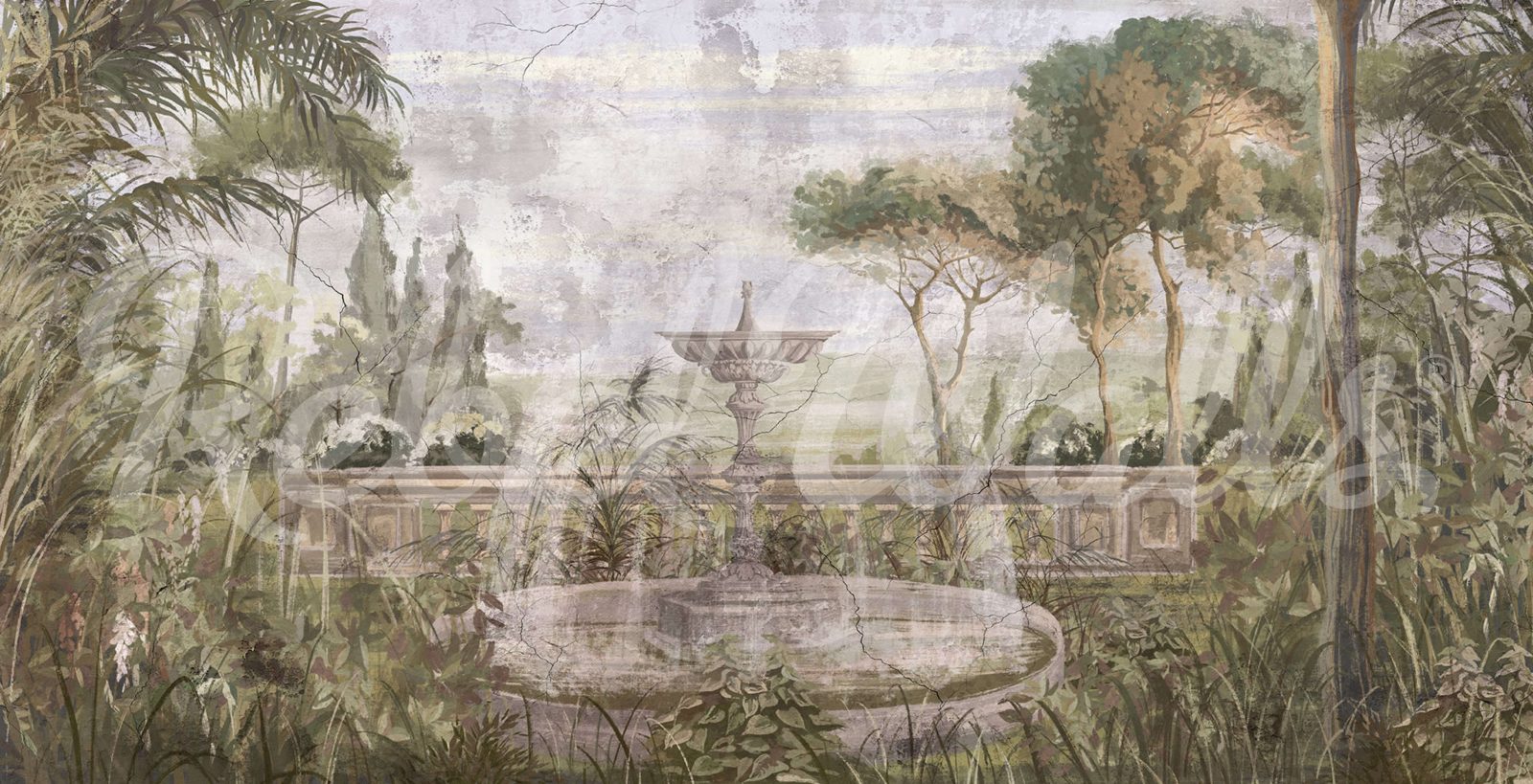 Fountain Garden, Green, Rebel Walls