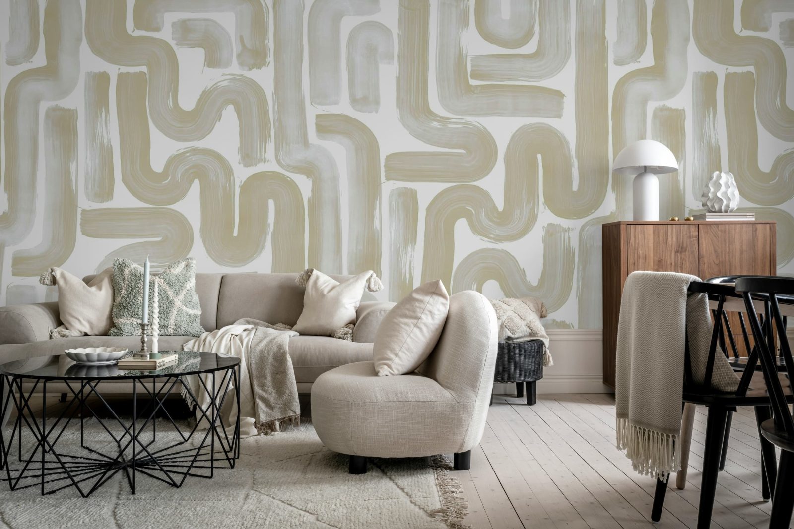 Drape Brush, Beige, Rebel Walls 2