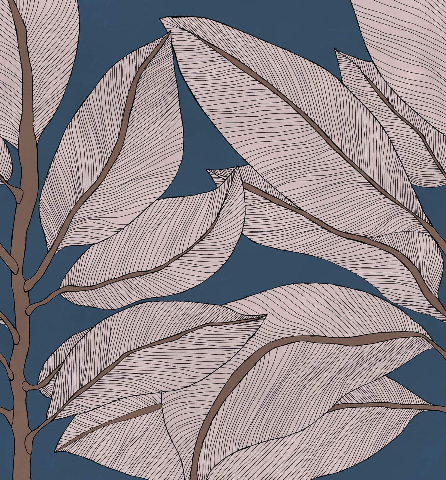 Ruby Lines, Dark Blue, Rebel Walls