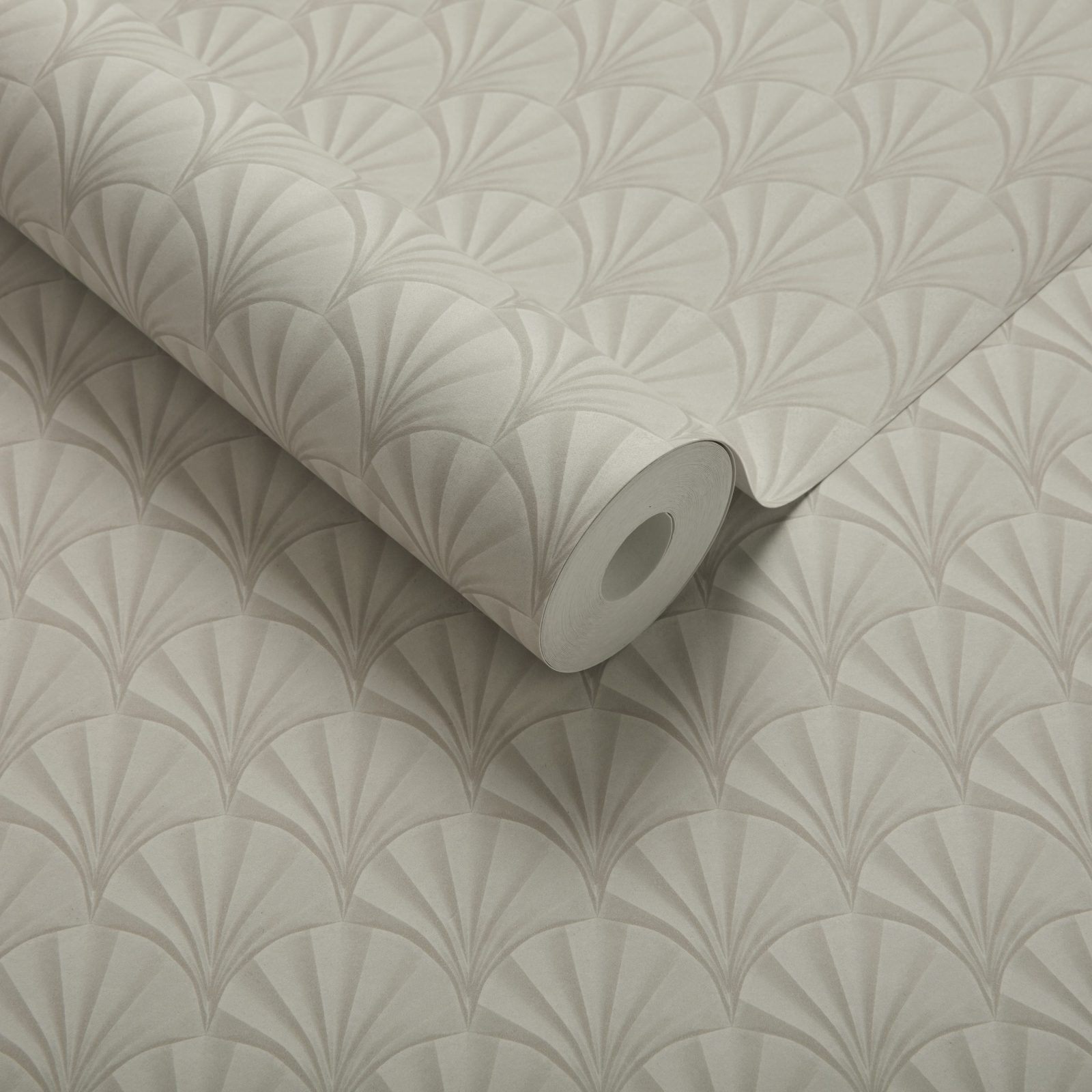 Elodie, Ivory Cream Luxury Art Deco, 1838 Wallcoverings, 5.3mp / rola 3