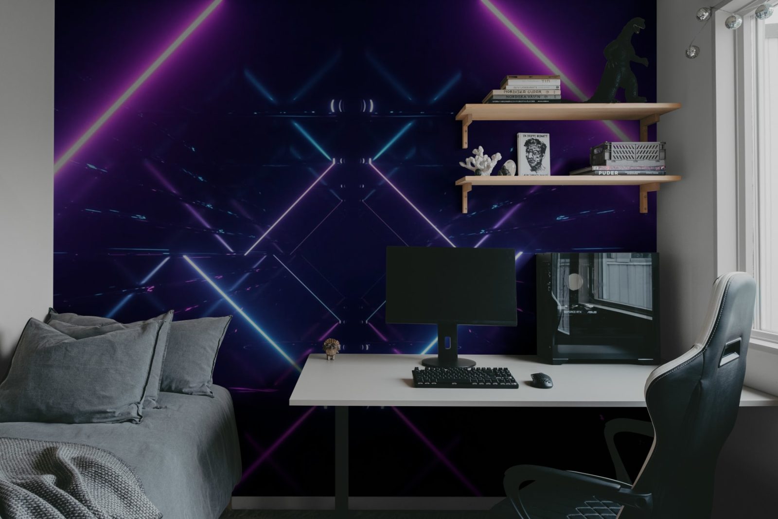 Neon Beams, Midnight, Rebel Walls 3