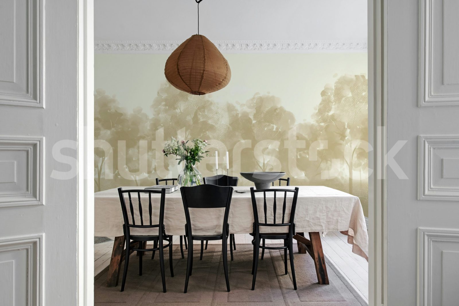 Misty Grove, Beige, Rebel Walls 3