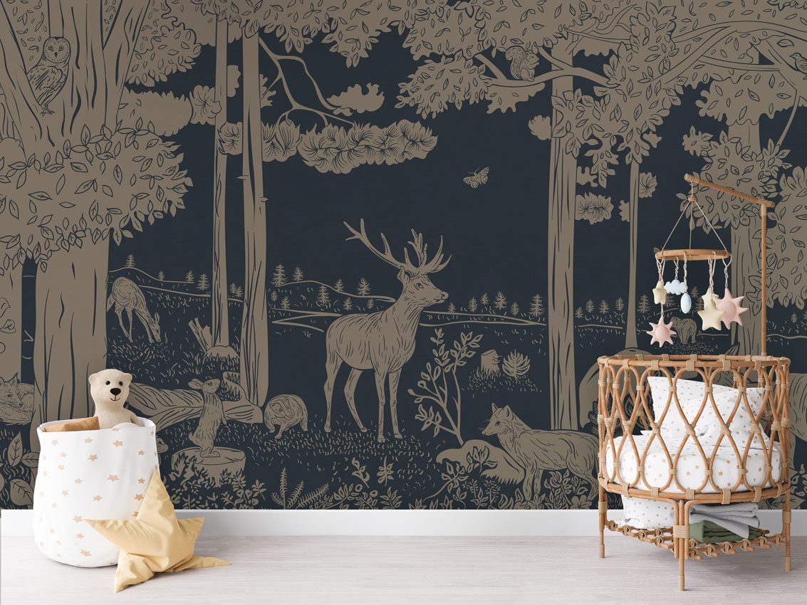 Monochrome Forest - Blue Vintage, Kikki Belle 2