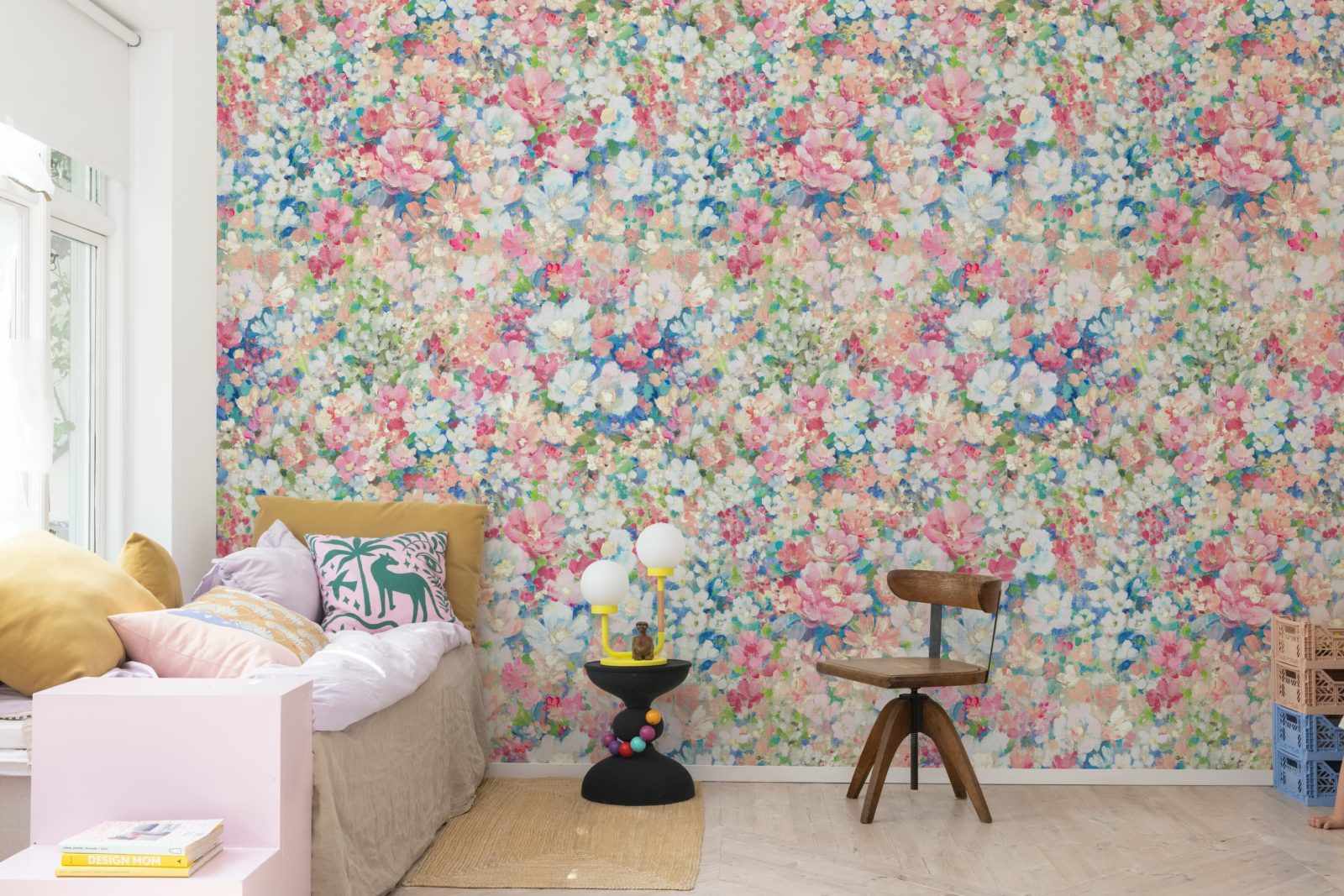 Flowerhaze, Pink, Rebel Walls 3