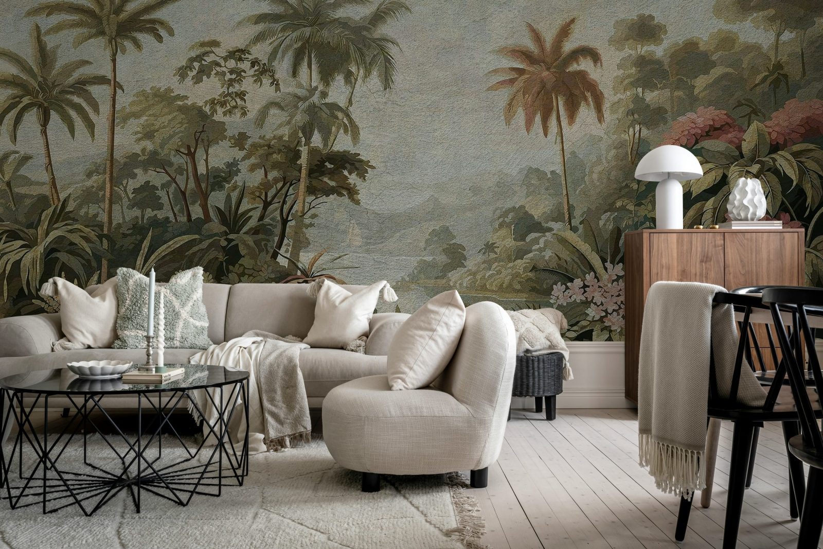 Vintage Jungle, Green, Rebel Walls 2